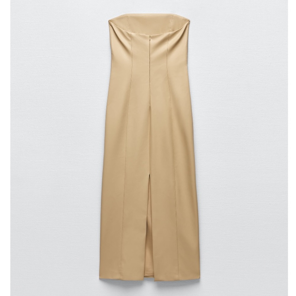 NWT Zara Faux Leather Dress - Picture 10 of 16